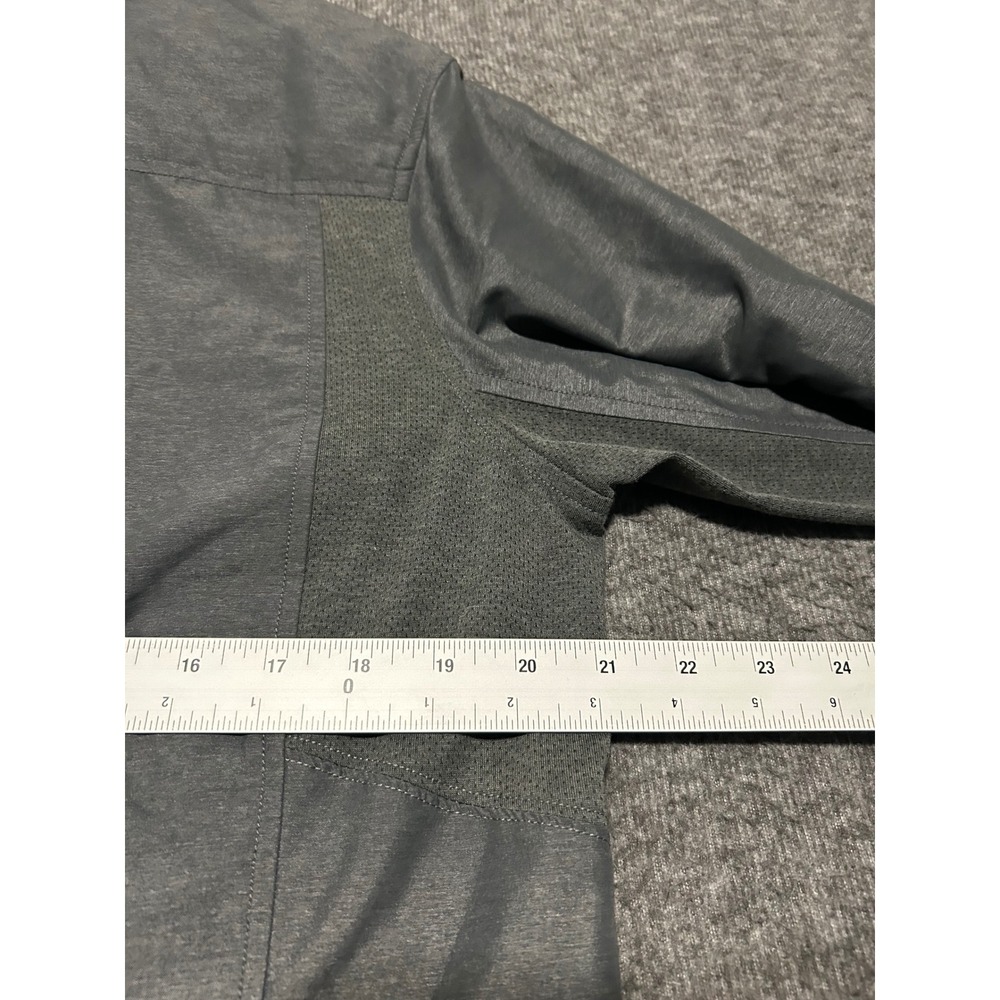 Kuhl Airspeed Shirt Men medium hybrid knit zip pocket upf 30 utility workwear - Picture 6 of 7
